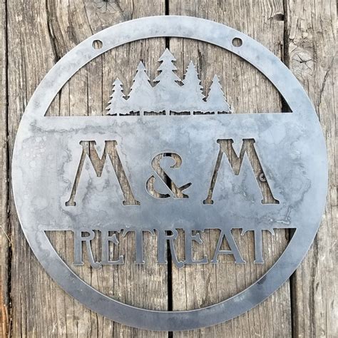 decorative metal signs for outside